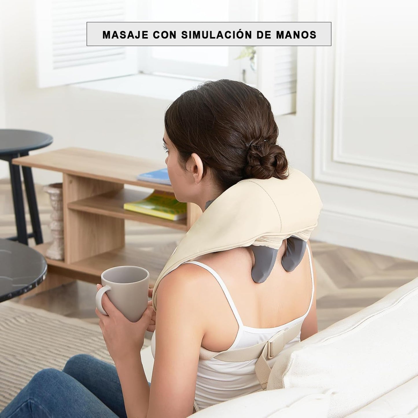 Massageador de Pescoço e Ombros com Calor
